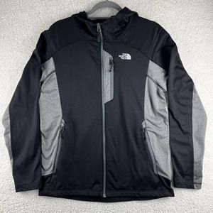 The North Face Men’s Size M Canyonlands Full Zip Hooded Jacket Black Gray